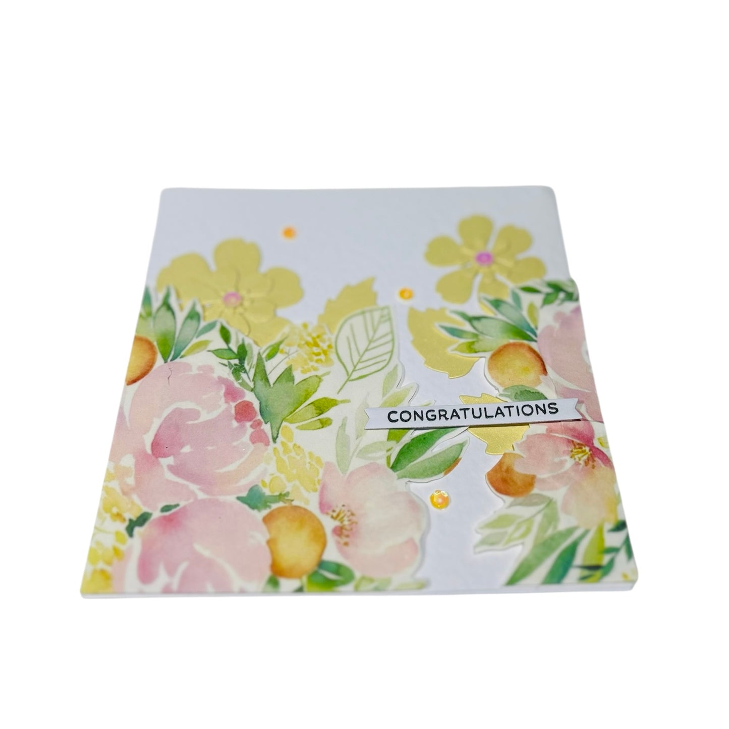 Bright Floral Congratulations Card