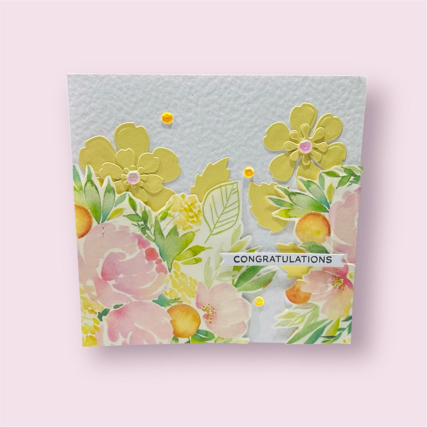 Bright Floral Congratulations Card