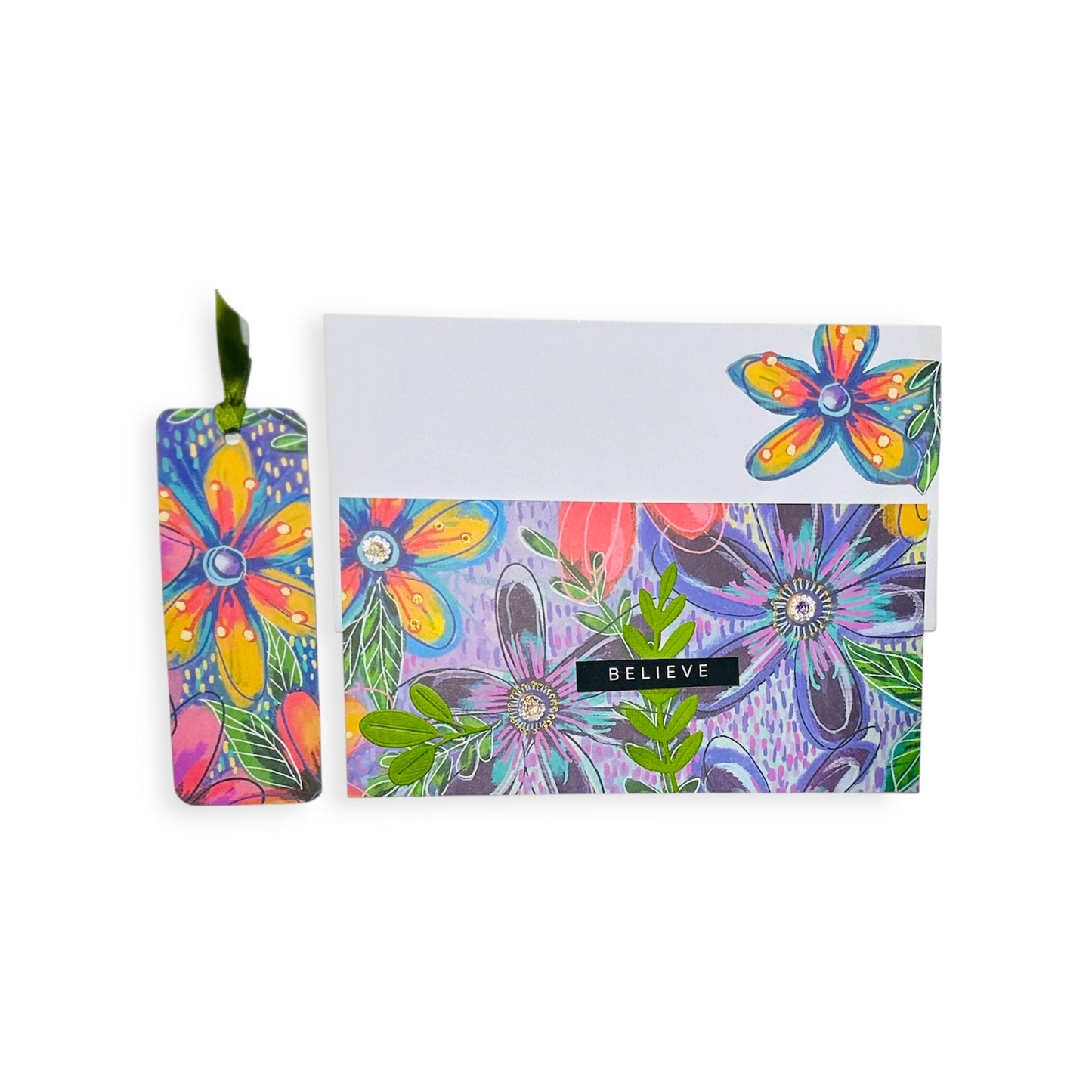 Believe Gem Card & Bookmark Set