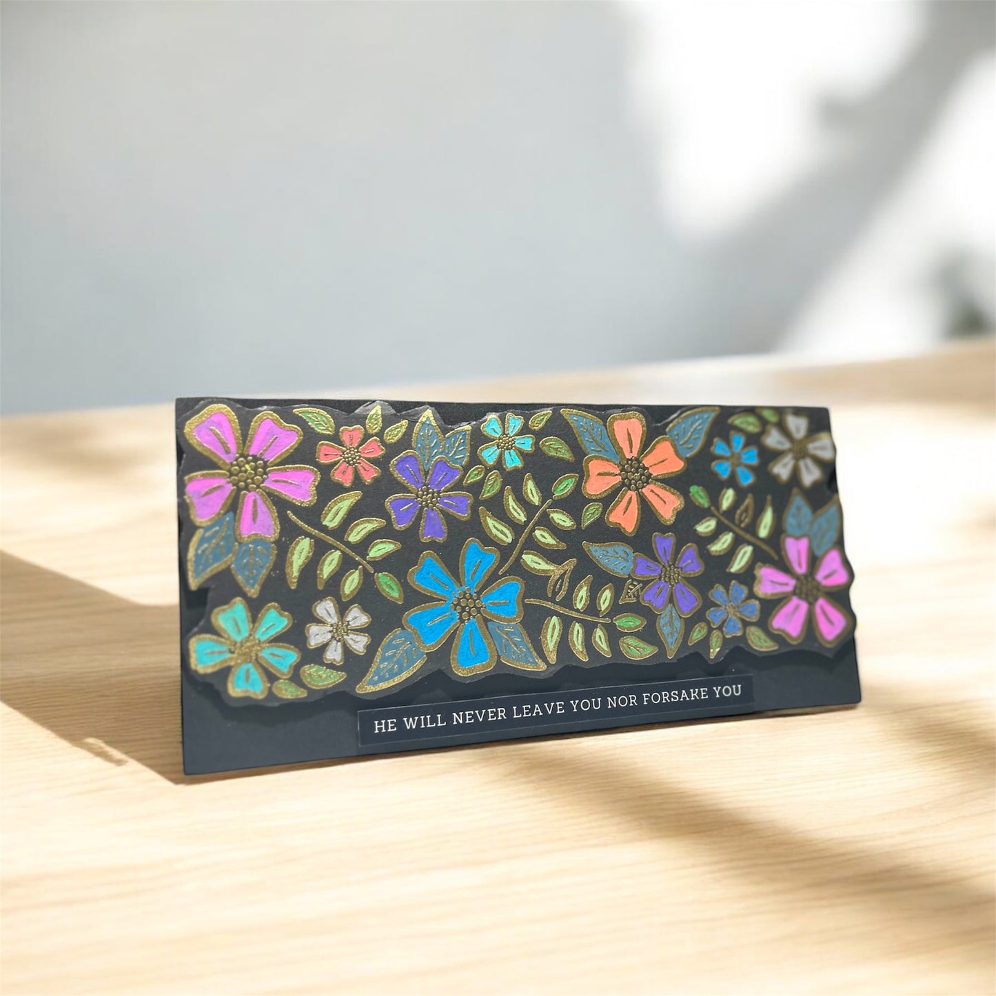 Midnight Garden Slimline Card