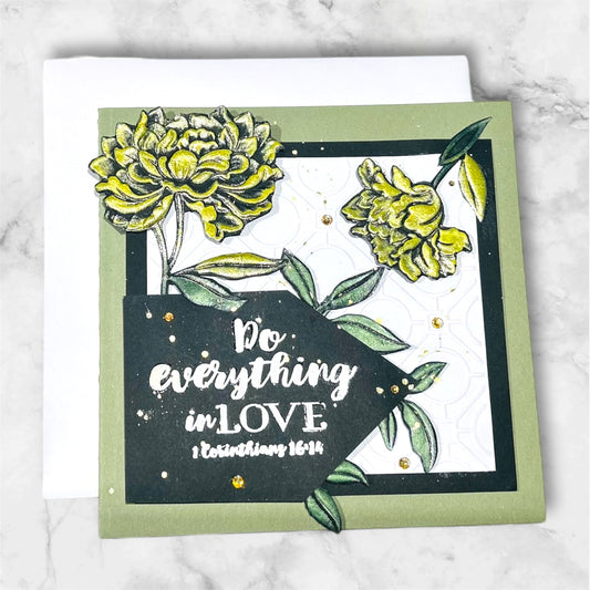 Do Everything in Love - Greeting Card