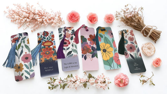 Floral Scripture Bookmarks